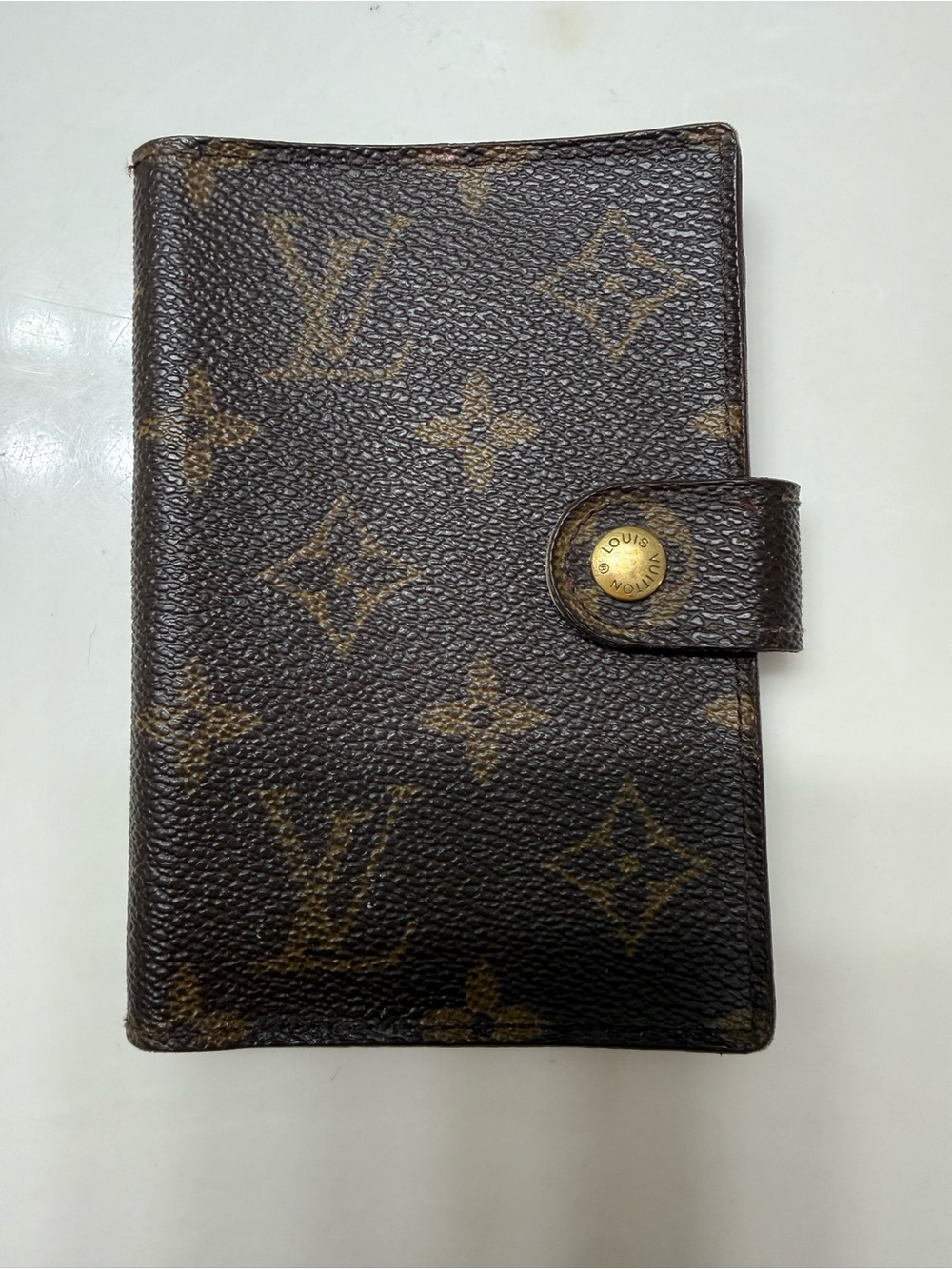 Louis Vuitton Monogram Canvas Key & Card Holder in Brown and Gold